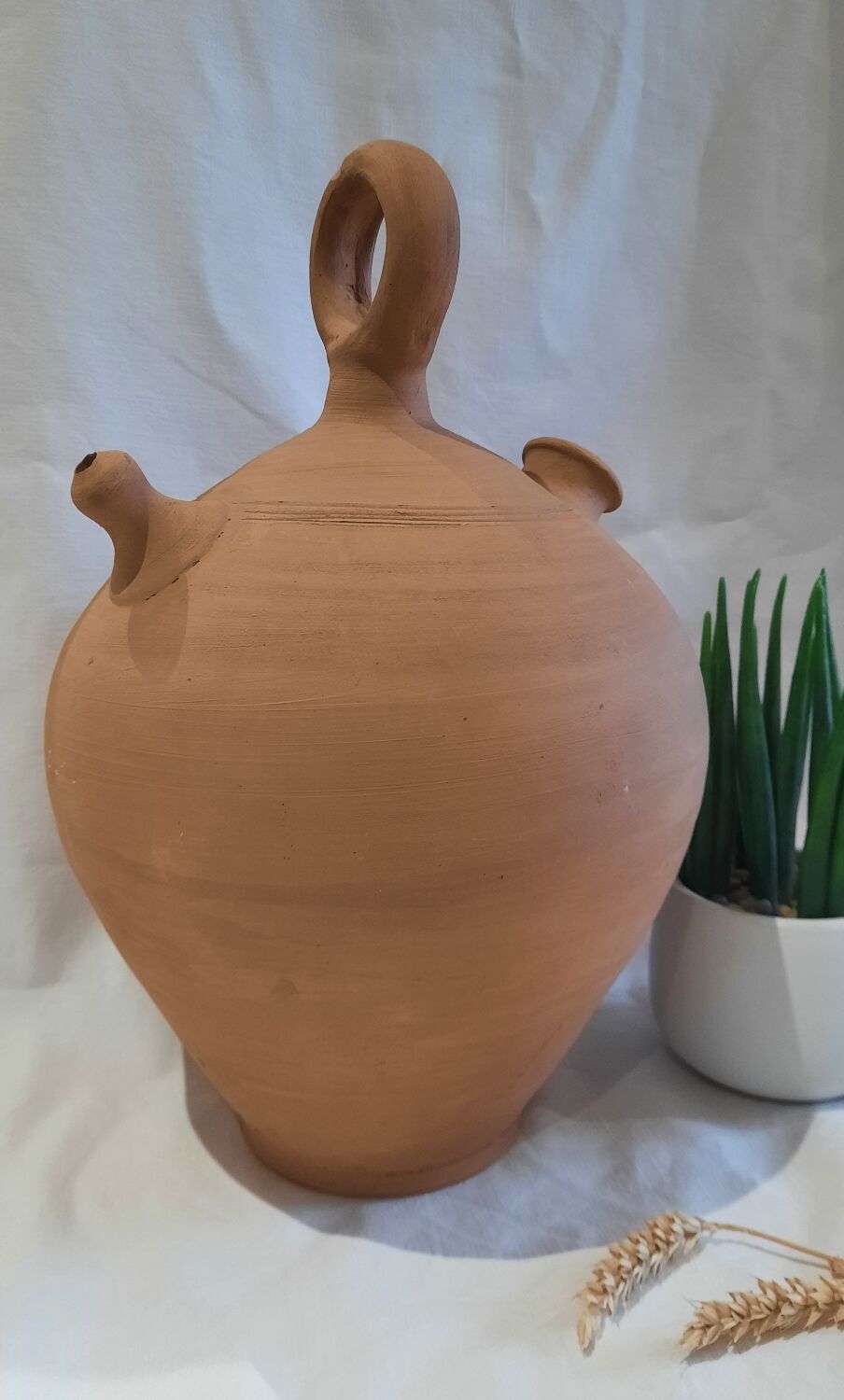 Terracotta vase pot