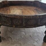 Table basse Chakki indienne