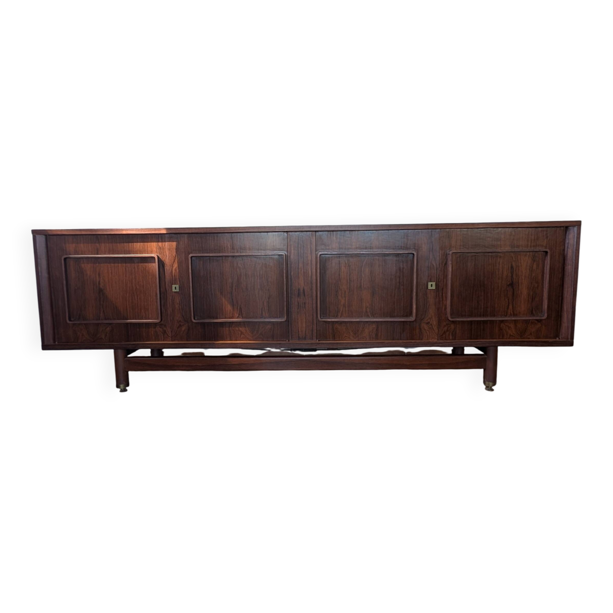 Grande enfilade en palissandre restaurée – années 60/70