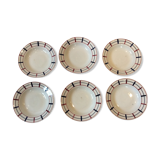6 Basque soup plates