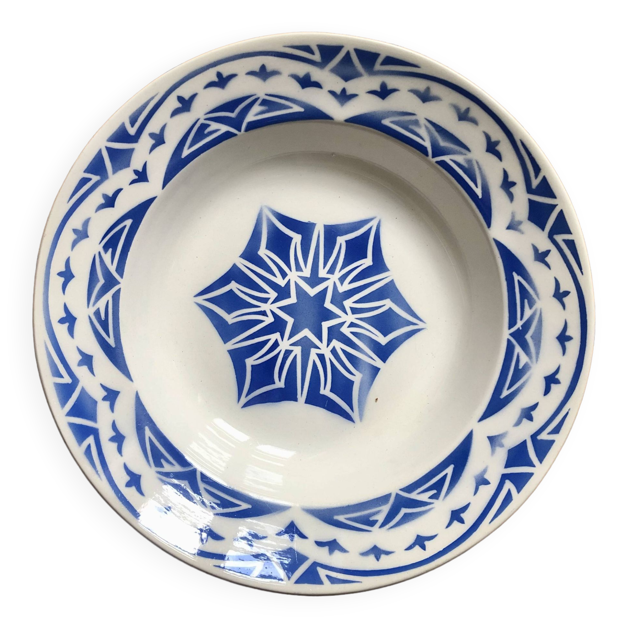 Plat de service creux Sarregumines modèle "Blida"