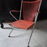 Scoubidou children's chair from the 60s