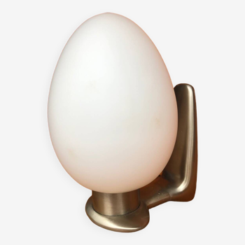 Egg shaped wall light stainless steel glass lamp