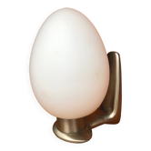 Egg shaped wall light stainless steel glass lamp