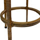 Set of four vintage rattan bar stools 1960 Nederland Design