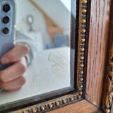 Wooden mirror 68x47cm