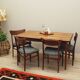 Set of four teak chairs, Danish design, 1970s, production: Denmark