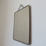 Old barber mirror with chain 50 years 60