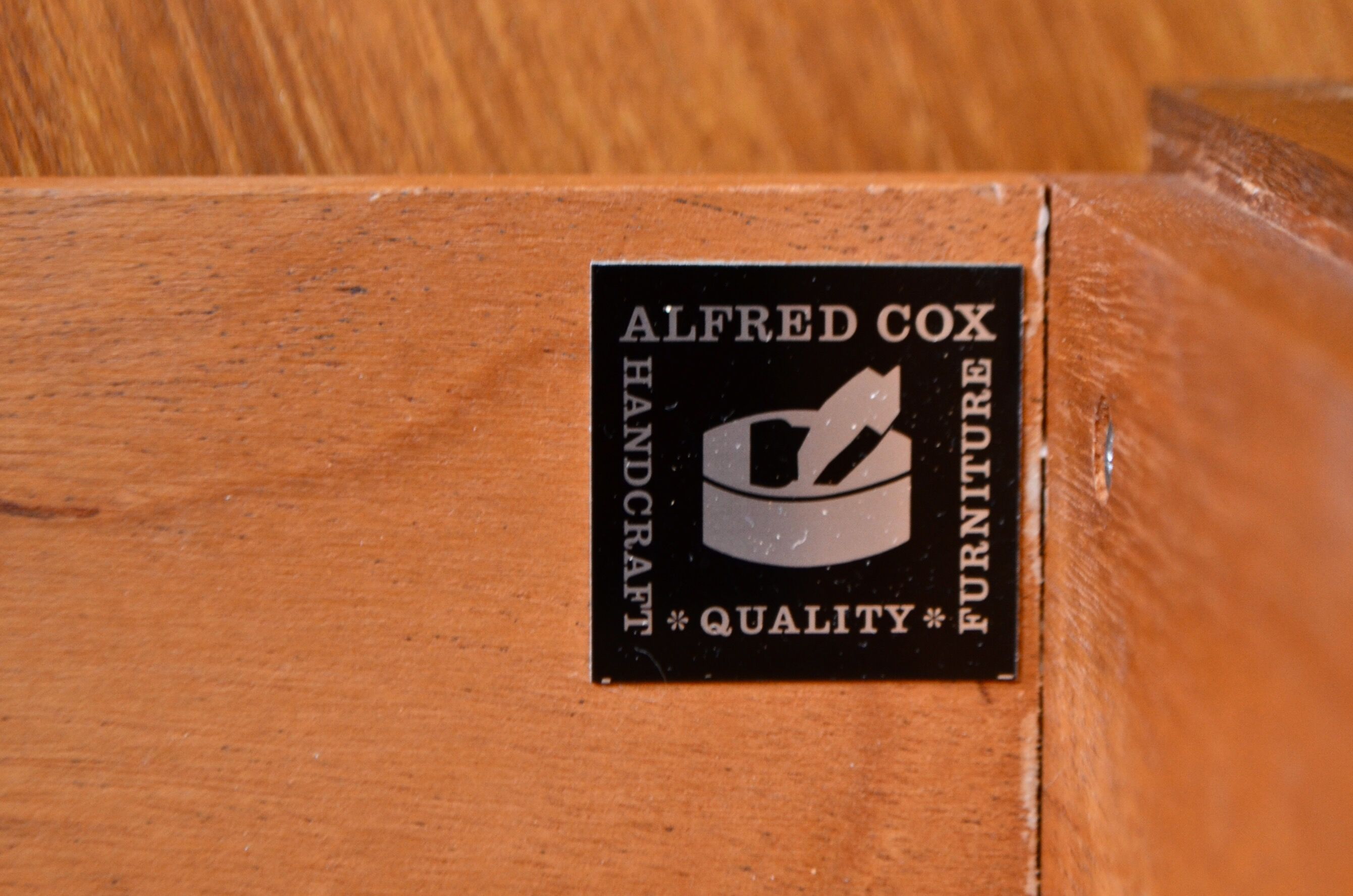Teak desk from Alfred Cox 1950