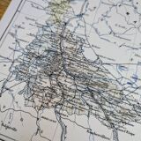 Printed in 1889, Meurthe-et-Moselle, old map.