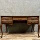 Bureau de centre style louis XV en chêne vers 1950