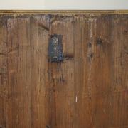 Armoire de mariage allemande peinte à la main, ancienne, 1829-1851