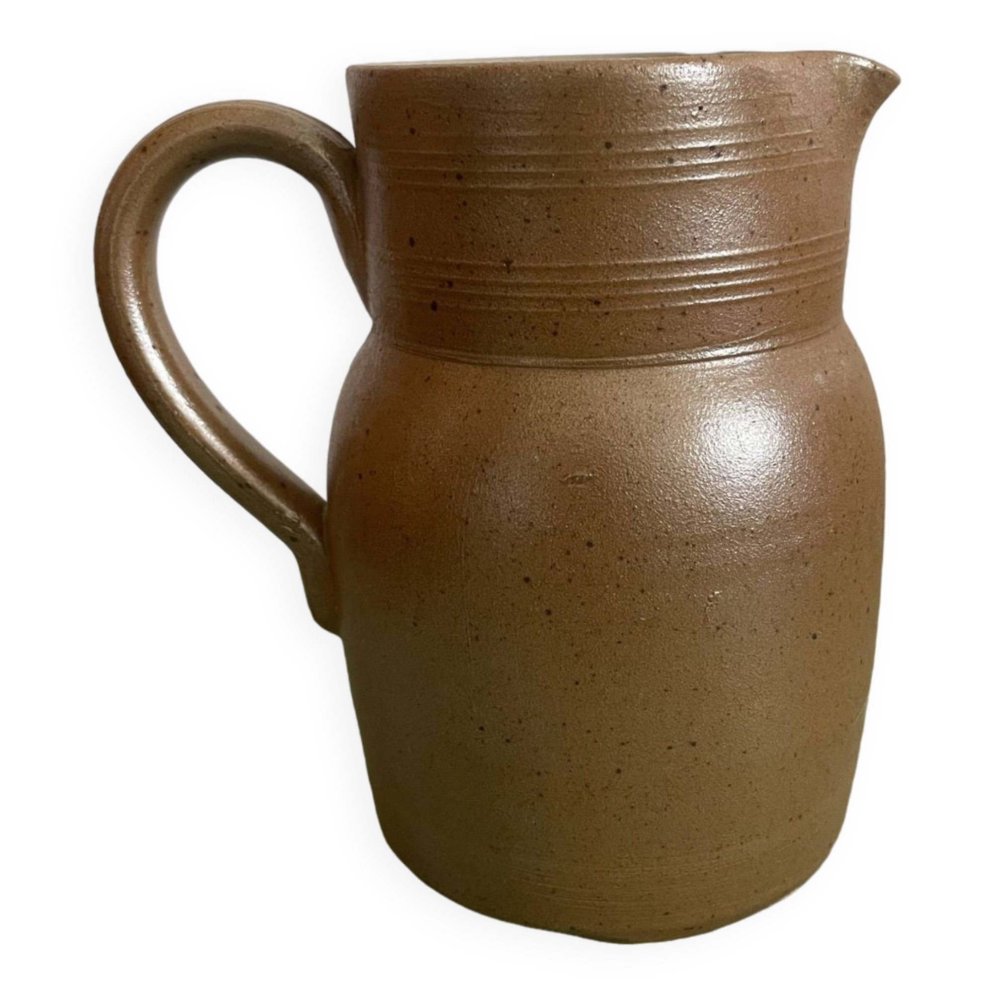Small old Berry sandstone pitcher