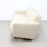 Vintage white Danish design sofa bed