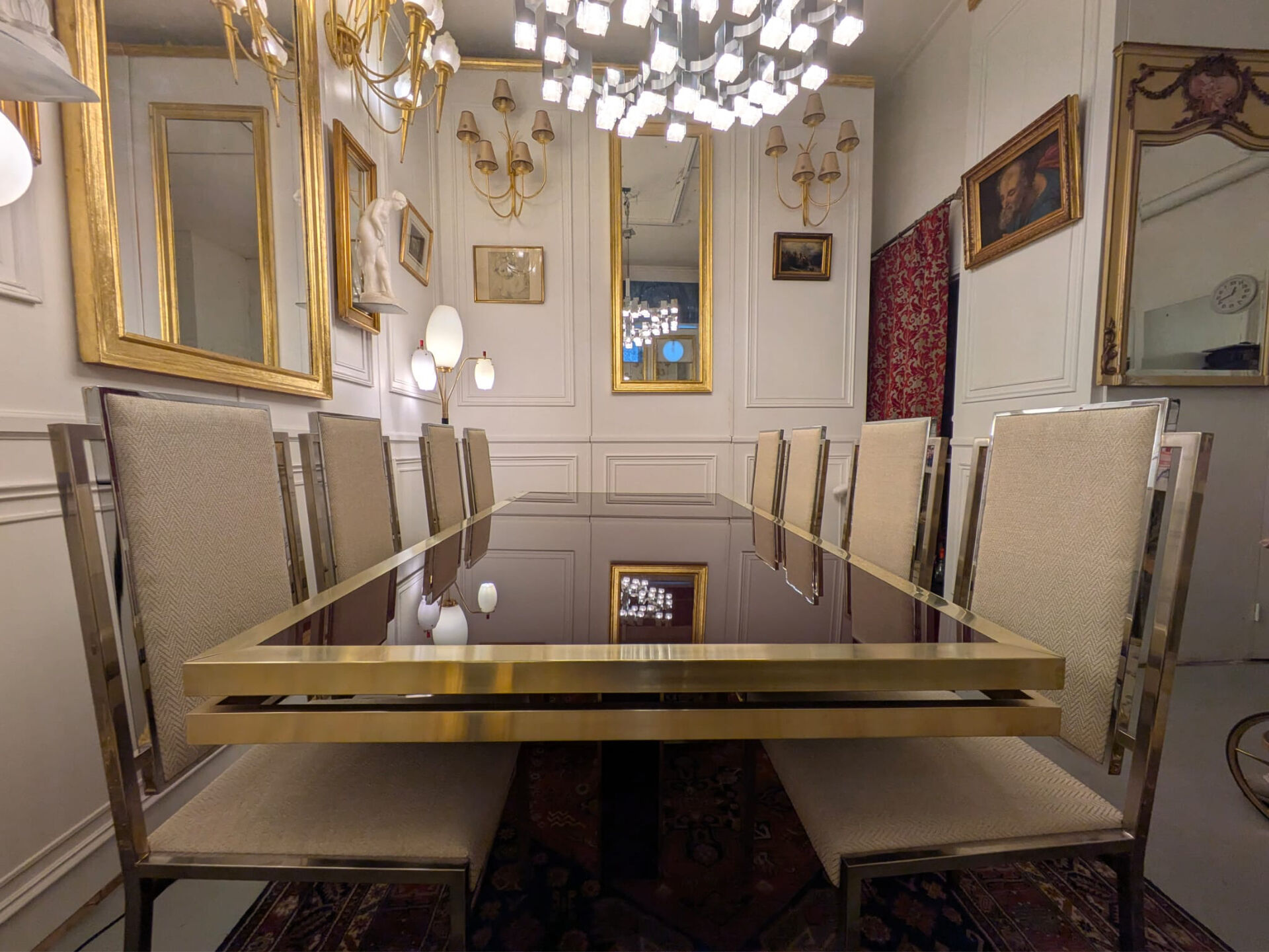 Table de salle à manger/d'entrée Sinopoli années 1970