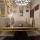 Table de salle à manger/d'entrée Sinopoli années 1970