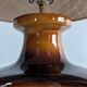 XL glazed ceramic lamp from the 60s/70s
