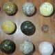 Vintage solitaire game semi gem stones