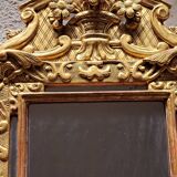 Golden mirror with pareclises from Baucaire