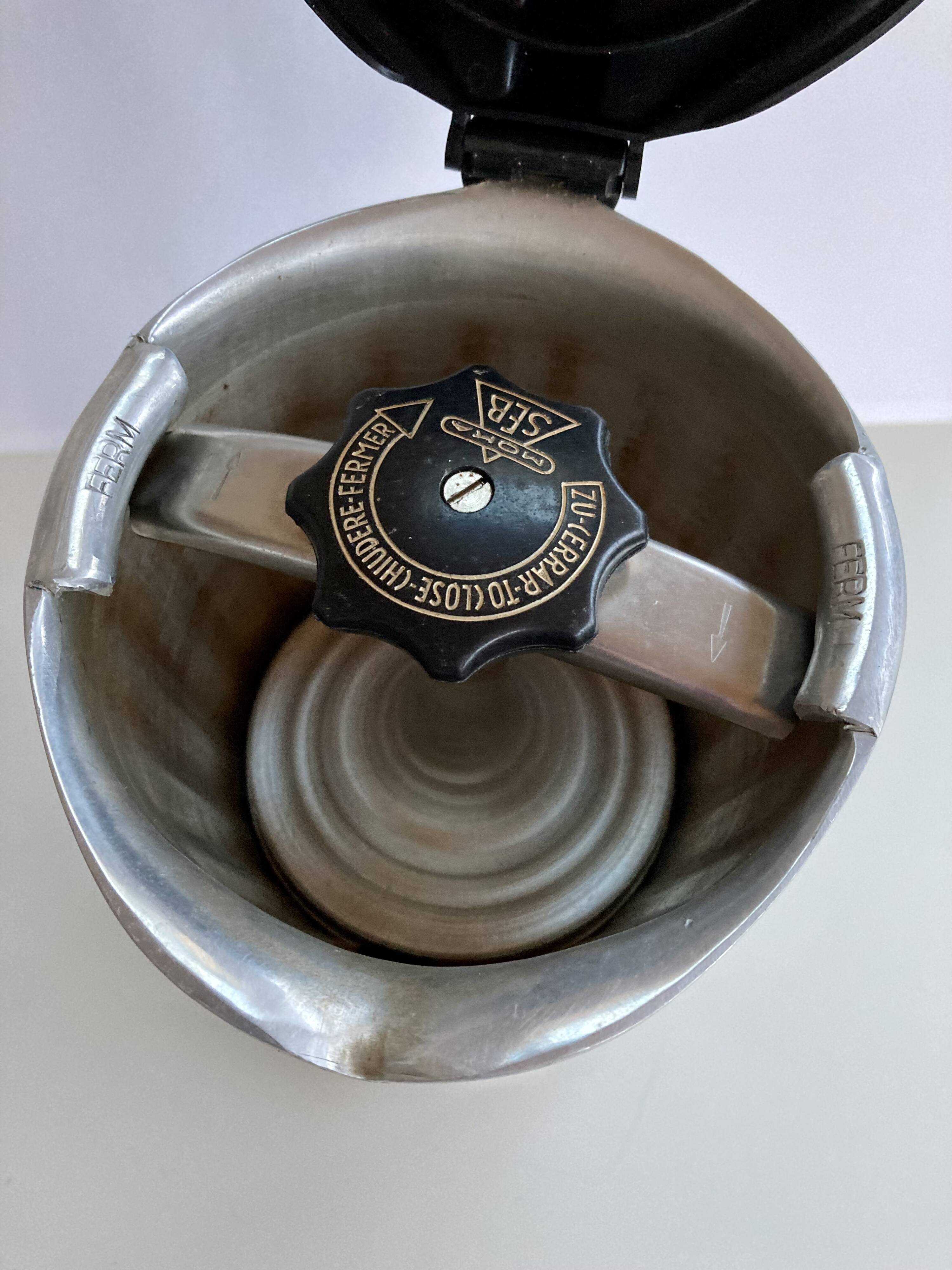 Italian coffee maker Moka SEB aluminum 70s