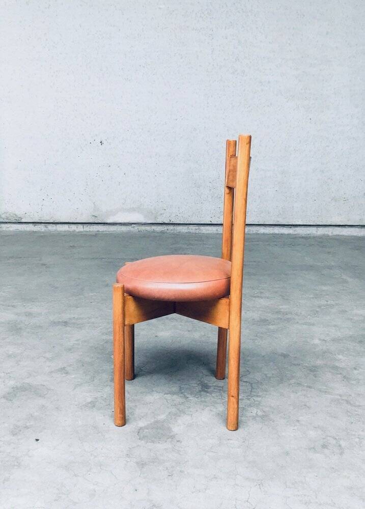 Mid-Century Modern Dining Chairs in the style of Charlotte Perriand, France, 1960s, Set of 4