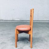 Mid-Century Modern Dining Chairs in the style of Charlotte Perriand, France, 1960s, Set of 4