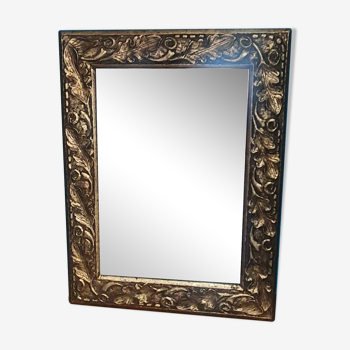 Golden mirror - 80x60cm