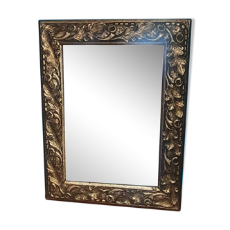Golden mirror - 80x60cm