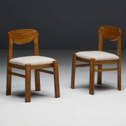 Chaise de salle à manger brutaliste, France, années 1960