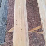 Table and folding benches of bistro guinguette -2m20