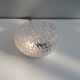 Vintage ceiling lamp glass molded
