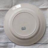 Ancien grand plat terre de fer Parmentier Salins