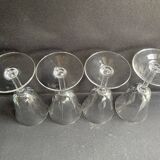 4 verres à vin Saint Louis service Cerdagne