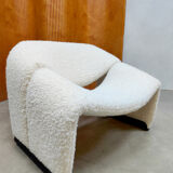 Vintage lounge armchair 'groovy' M-chair Artifort by Pierre Paulin F598