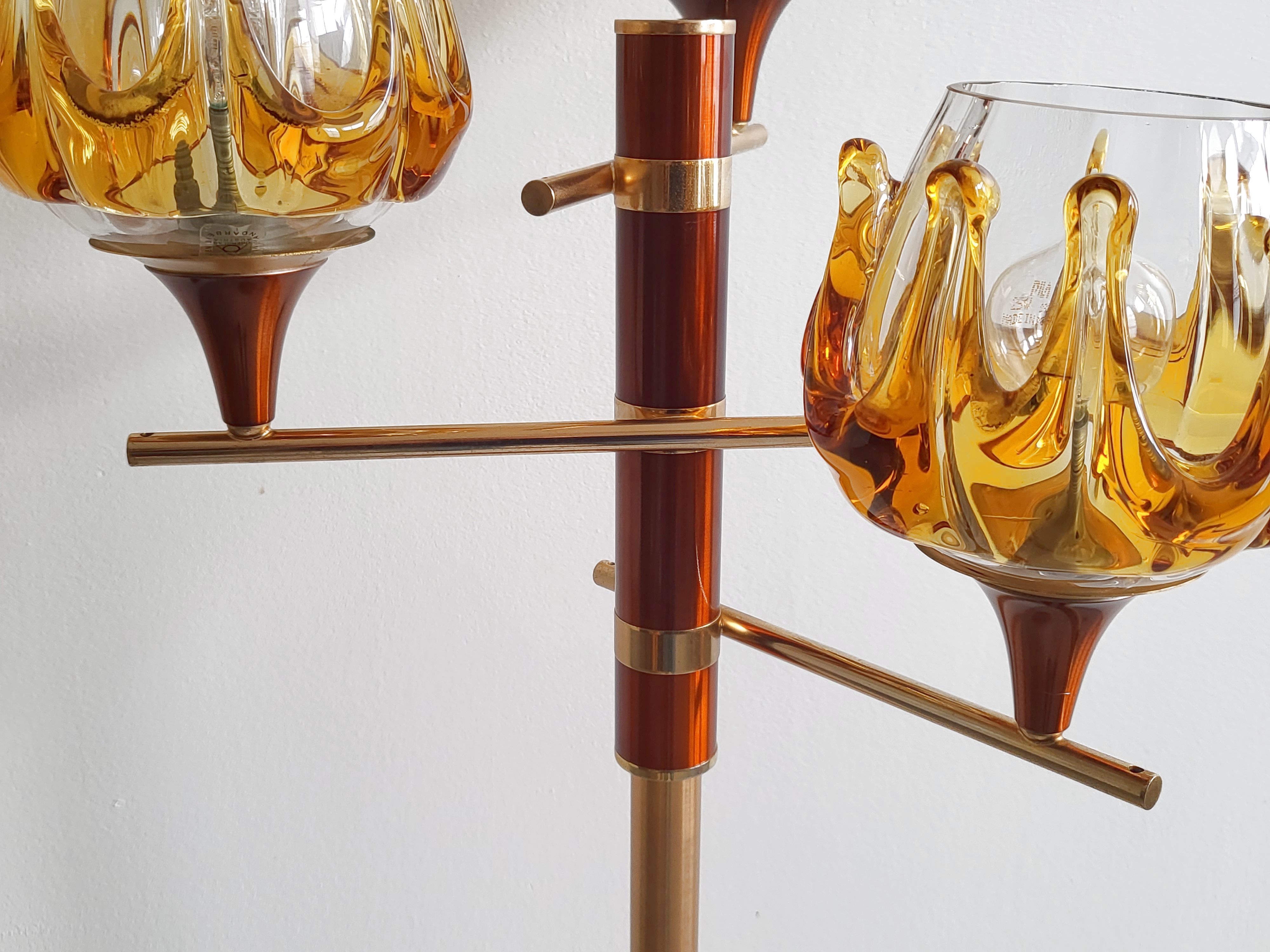 Vintage Oberglas Austria floor lamp 1970