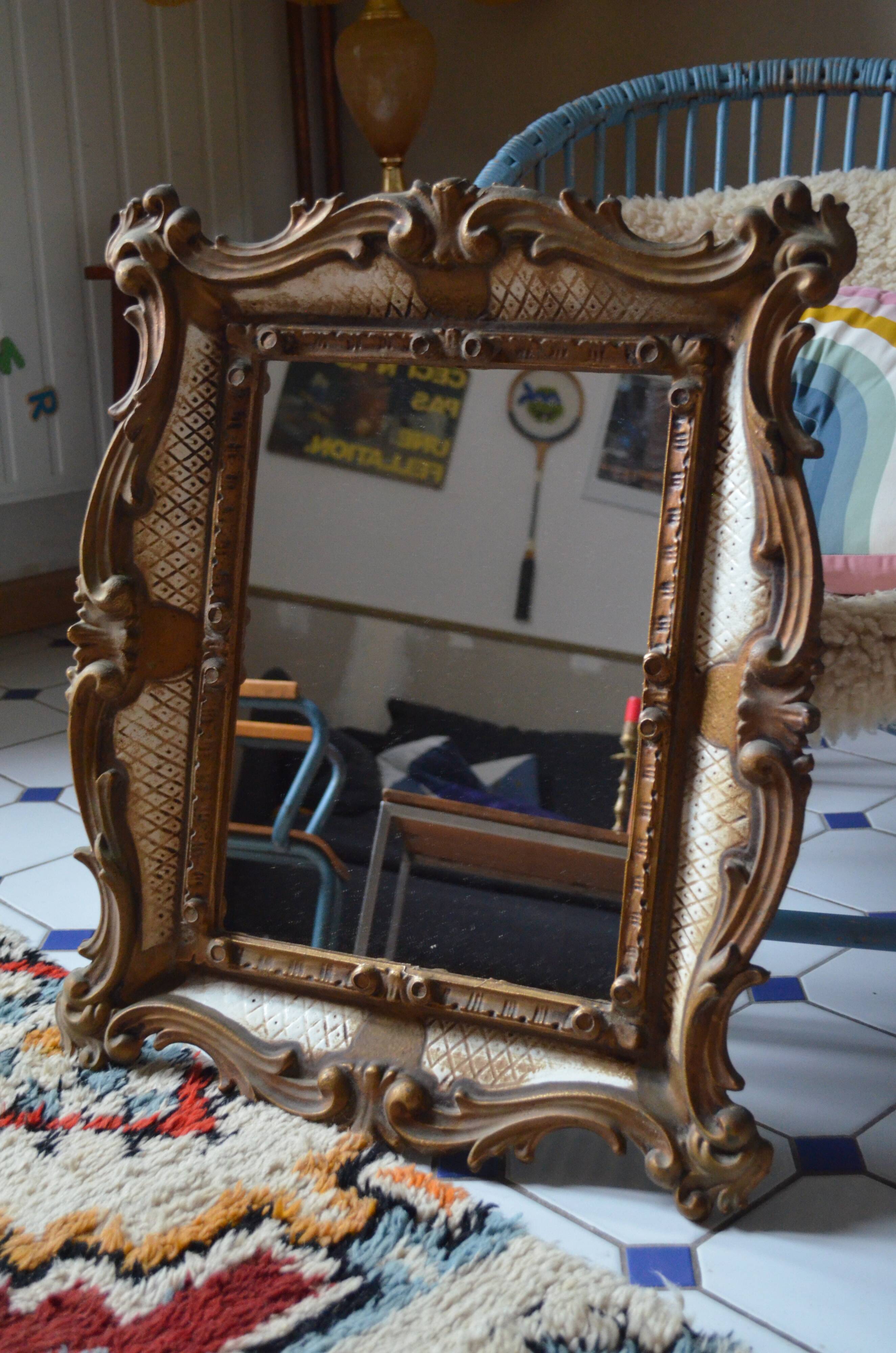 Baroque mirror 60x50cm