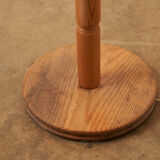 Lampadaire en bois et textile de Suède