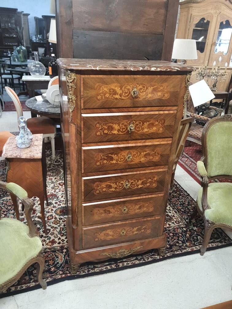 Marquetry secretary
