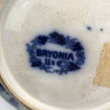 Coupe 19e siècle bryonia faïence fine sarreguemines