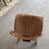 Charles & Ray Eames LCW Walnut Lounge Chair for Herman Miller
