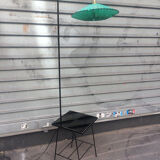 Tripod metal foot lamppost with tablet, 1950