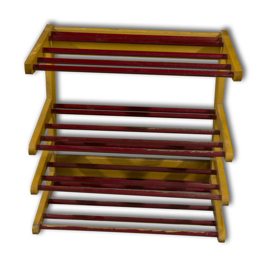 Wall shelf or shelf to vintage 60s shoes