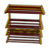 Wall shelf or shelf to vintage 60s shoes