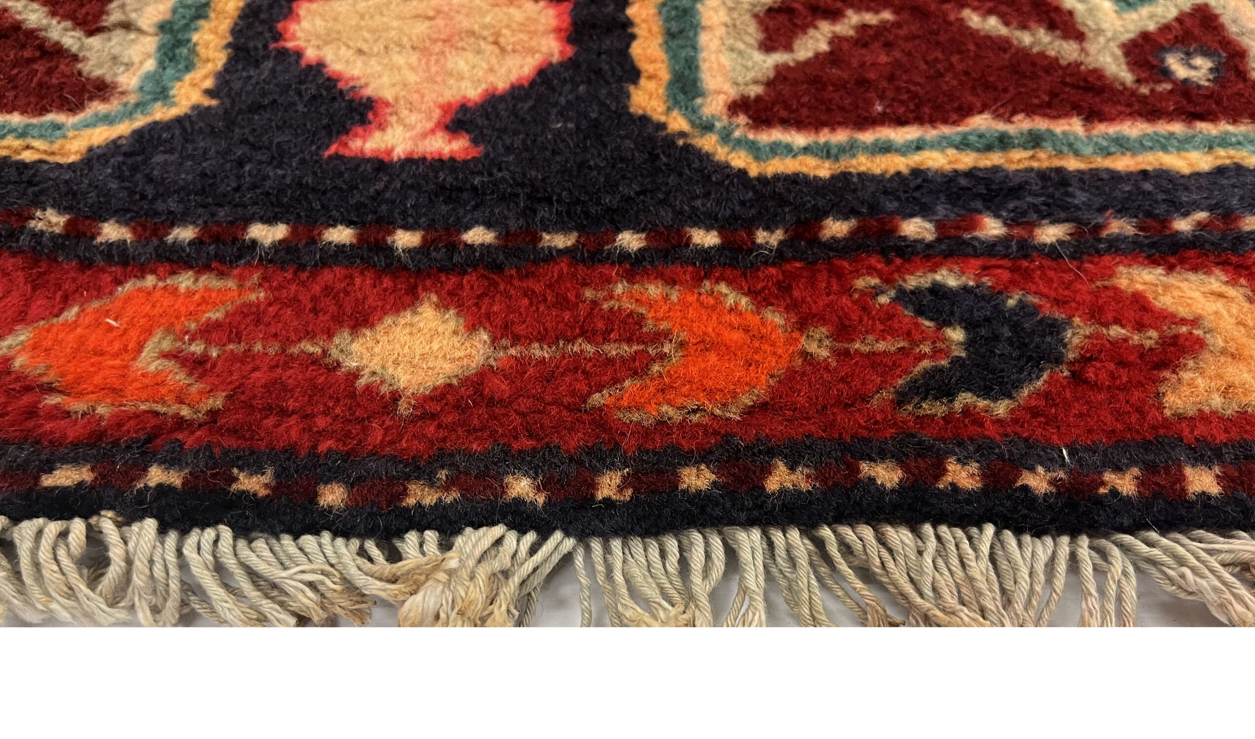 Lankaran persian runner rug handwoven traditional wool area rug - 89x285cm