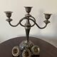 Bougeoir, silver metal candelabra