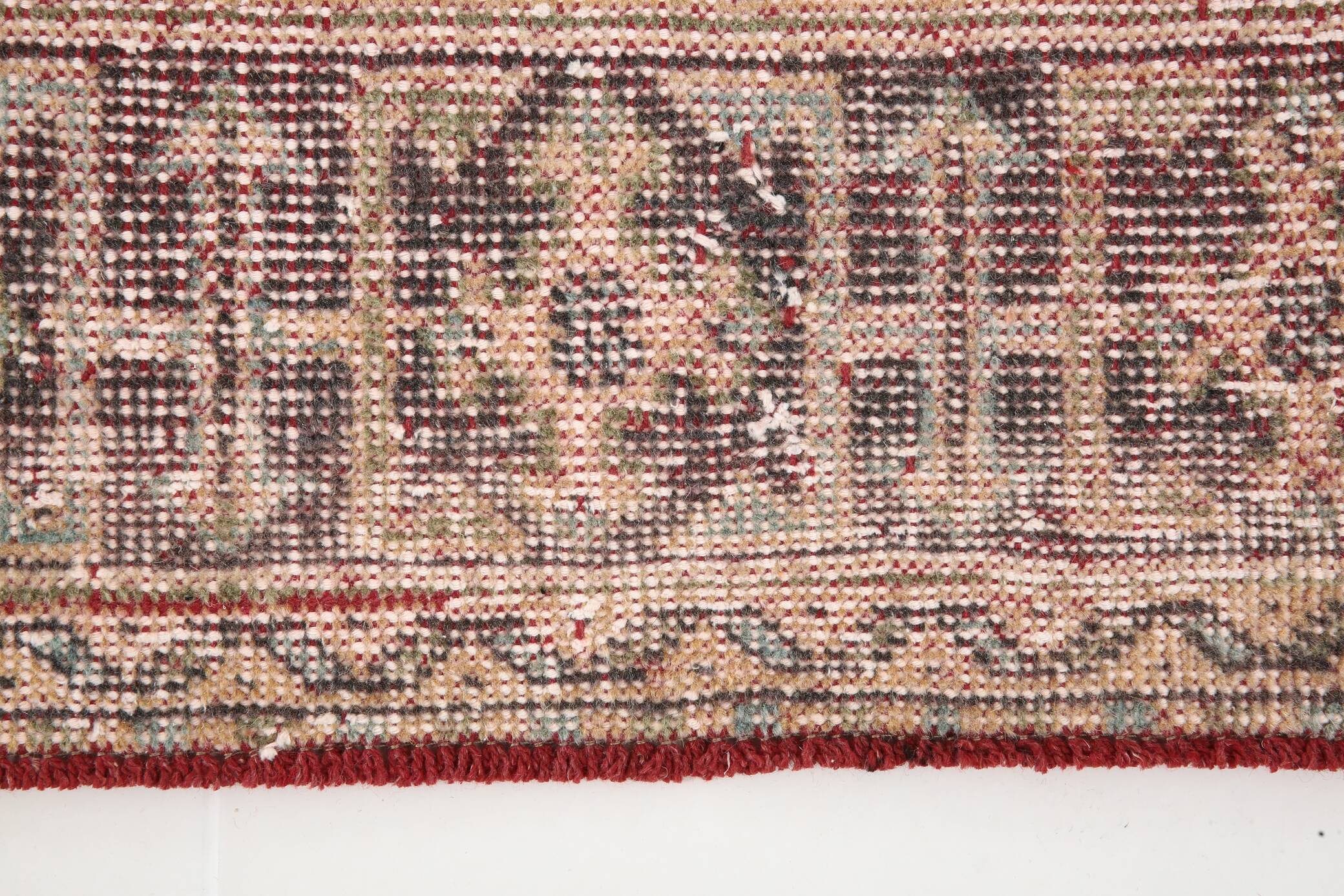 3X12 Soft Wool Orange Turkish Vintage Runner Rug