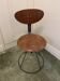 Industrial chair in wood and steel