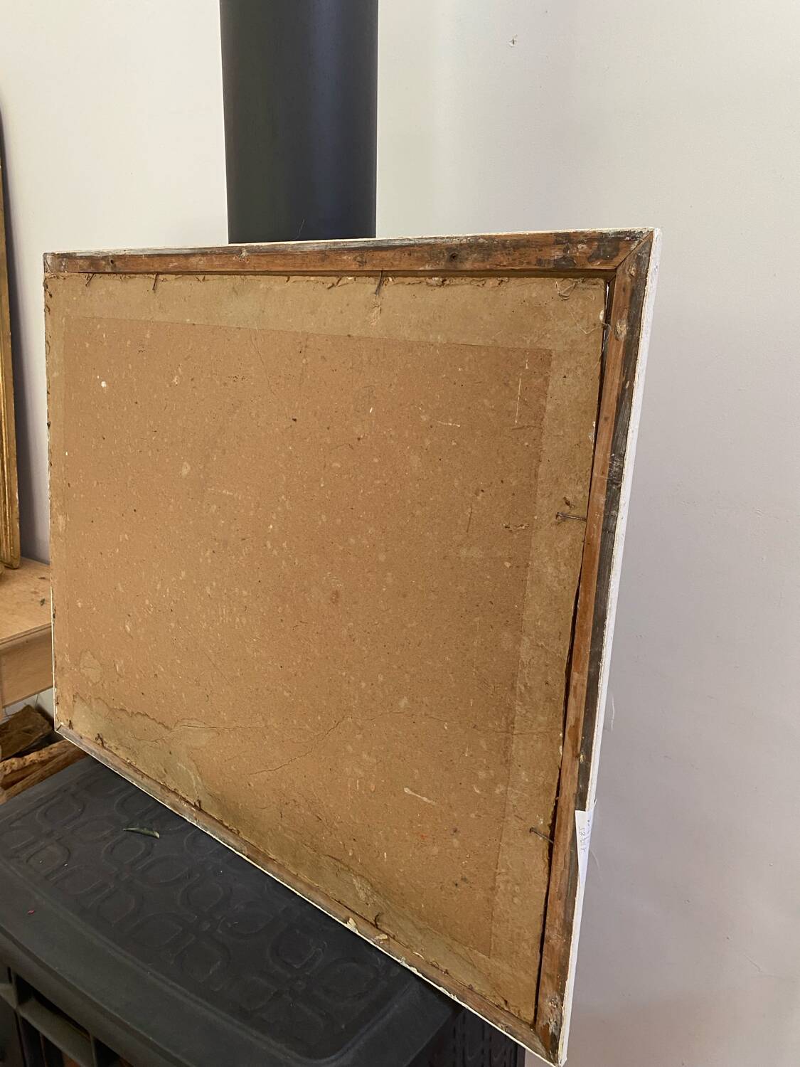 Old oil on wood dating from 1960