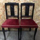 Pair old chair art deco