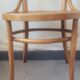 Wooden office bistro armchair